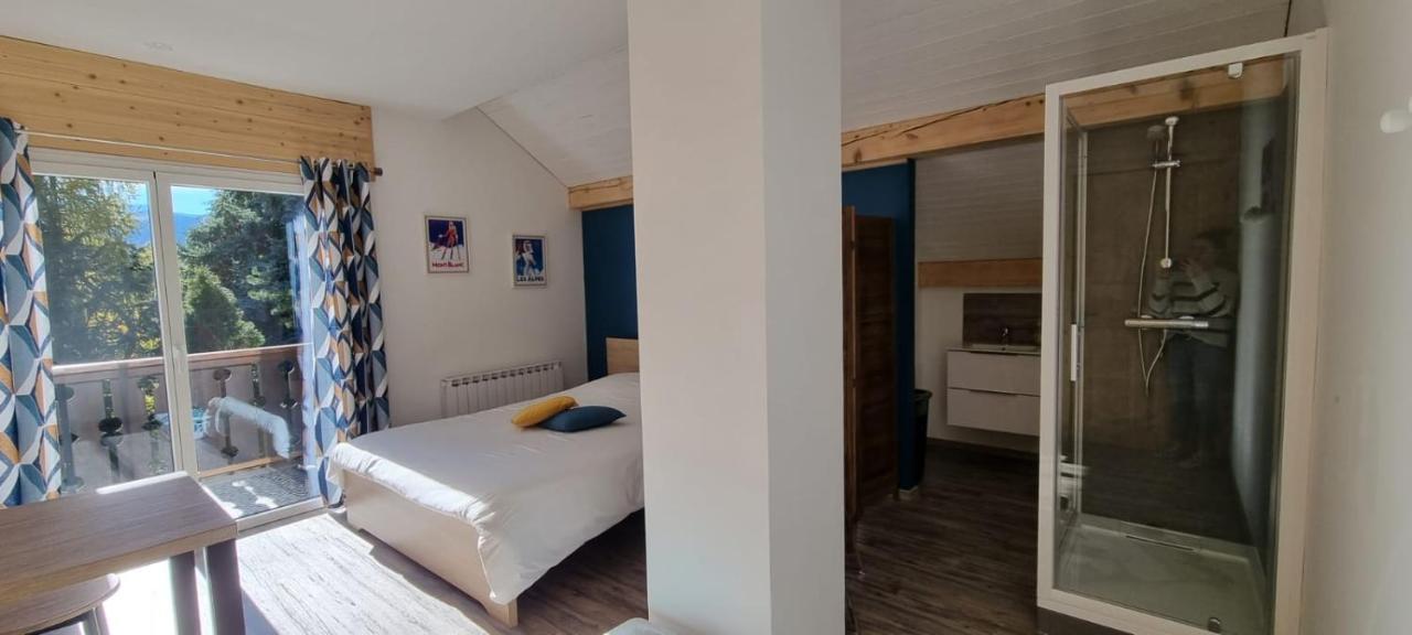 Mont Bivouac, Chambre,Entree Et Sdb Privee,Balcon Vue Mtblanc Passy  Bagian luar foto